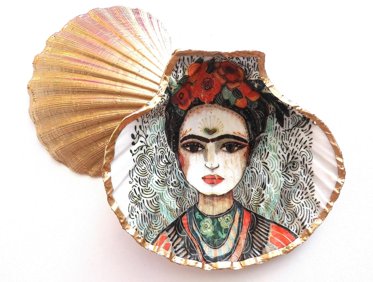 SCALLOP SHELL TRINKET DISH 'FRIDA'