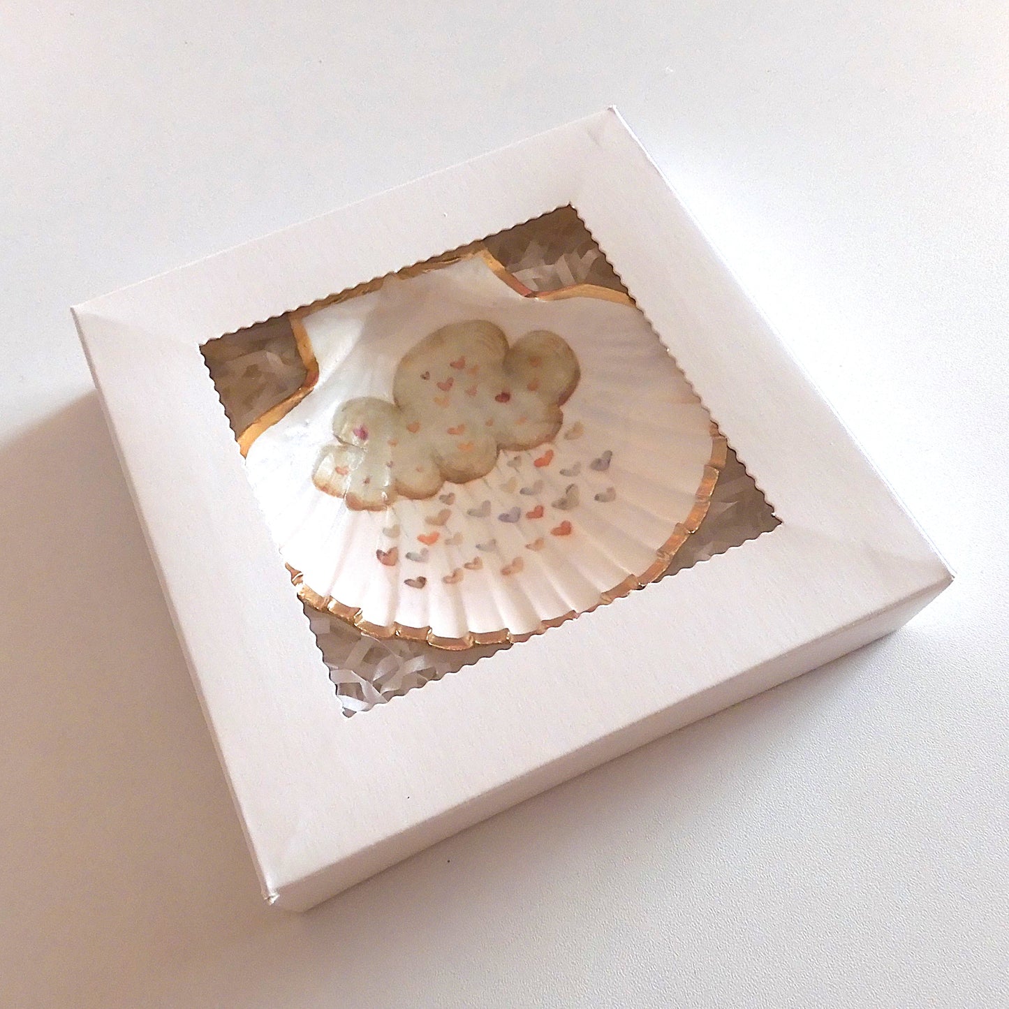 NEW BABY GIFT HAMPER 'CLOUD OF HEARTS'