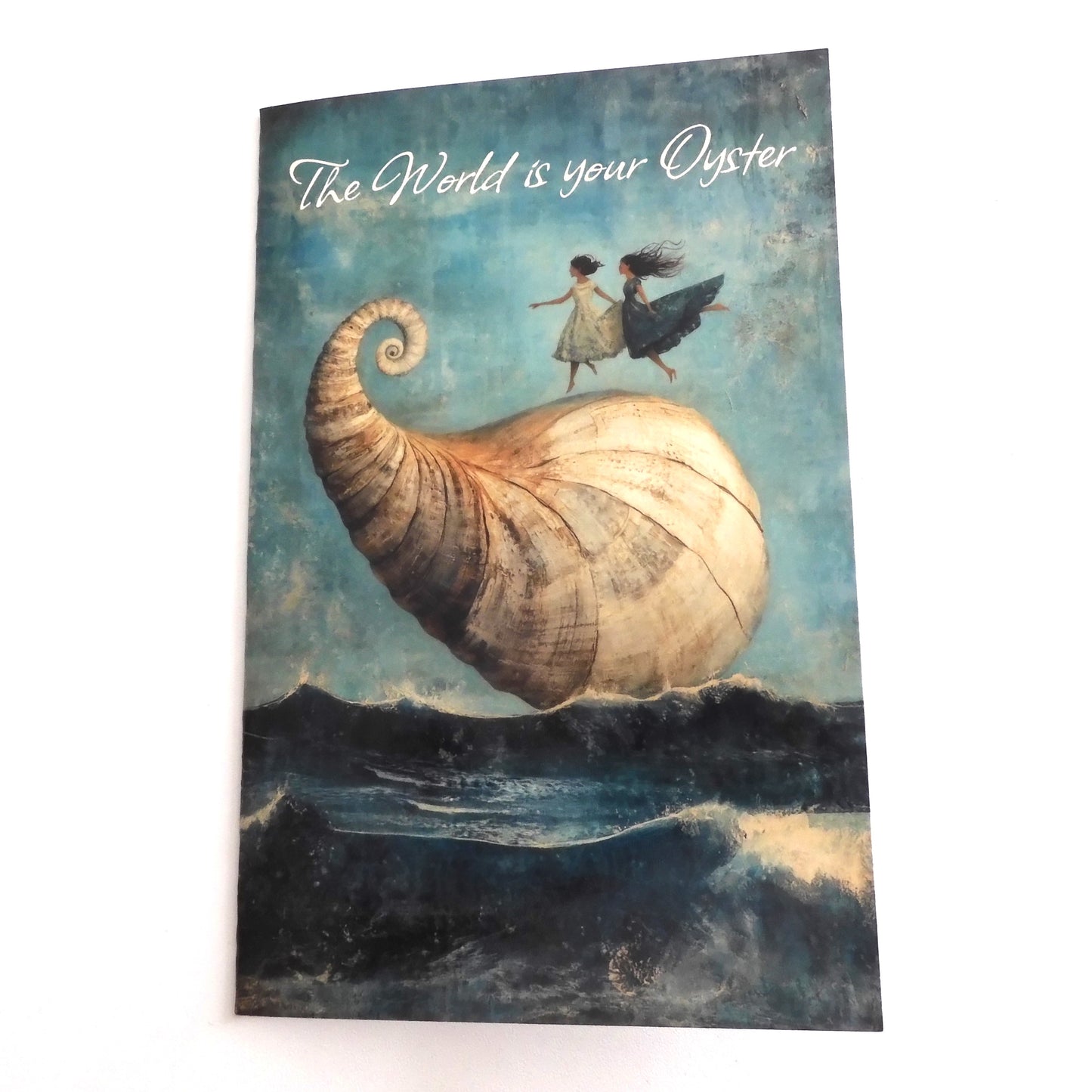 GREETING CARD 'THE WORLD IS YOUR OYSTER'
