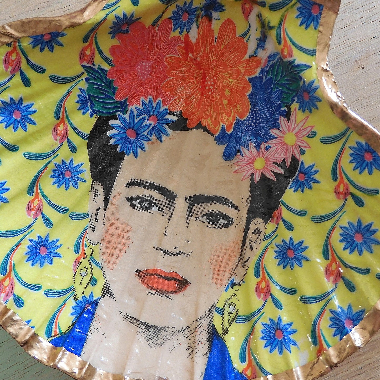 SCALLOP TRINKET DISH - 'FRIDA - YELLOW'