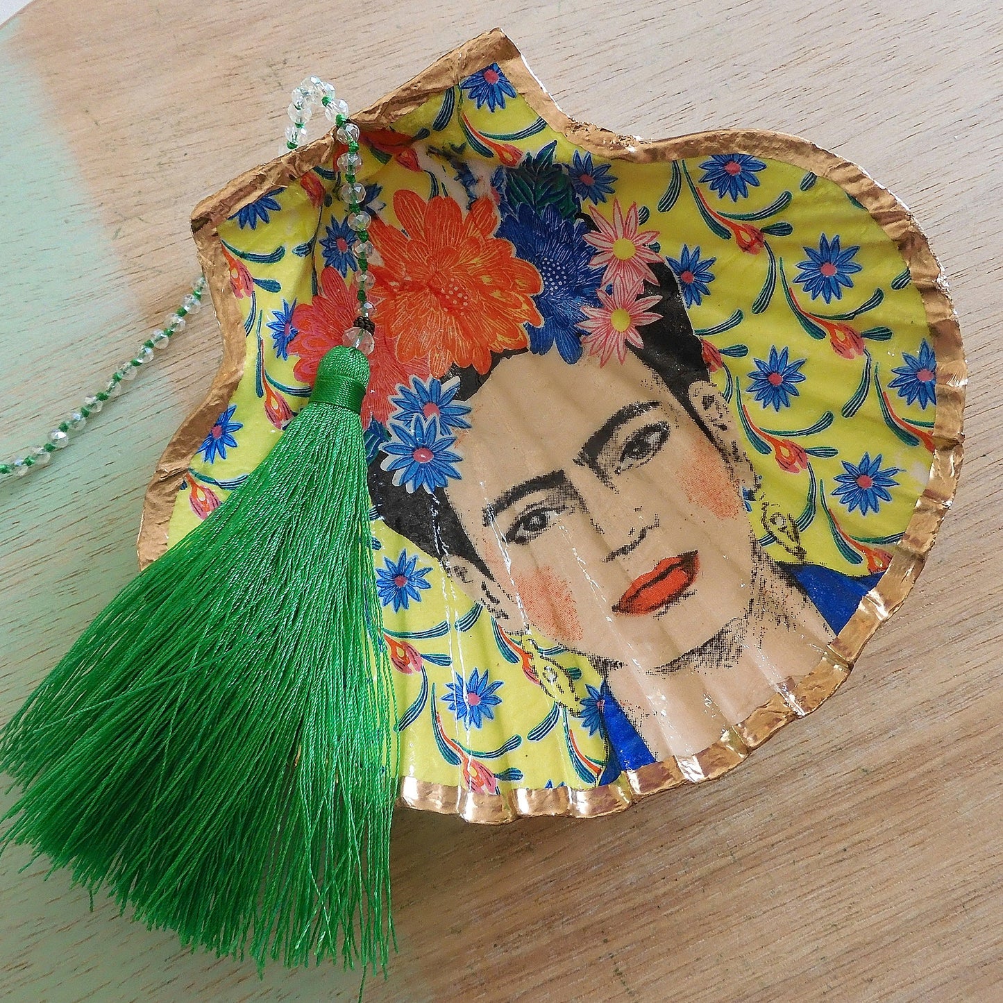 SCALLOP TRINKET DISH - 'FRIDA - YELLOW'