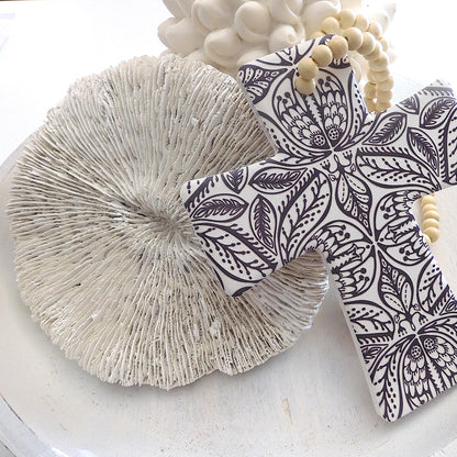 COASTAL STYLE CORAL MUSHROOM DECOR SHELL