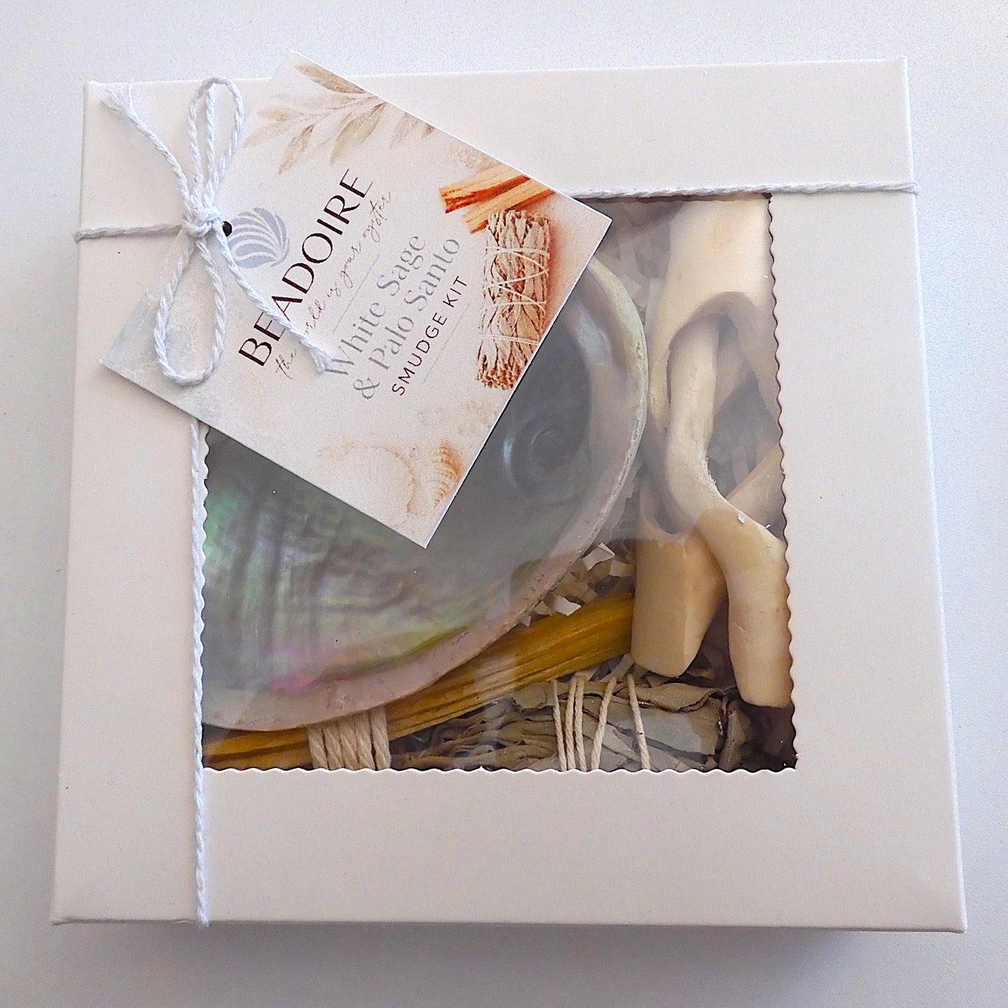 COASTAL STYLE WHITE SAGE & PALO SANTO SMUDGE KIT