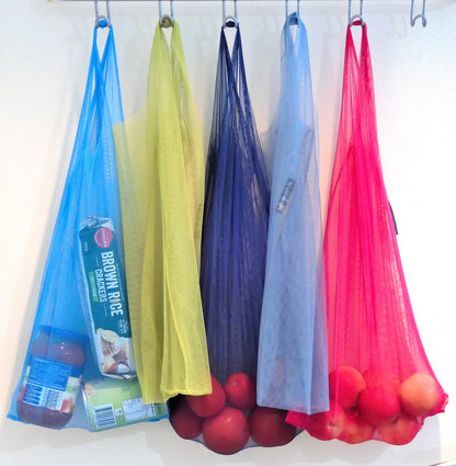 NETI CARRY BAG:  Turquoise, Hot Pink, Lime Green, Navy