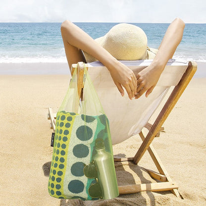 NETI CARRY BAG:  Turquoise, Hot Pink, Lime Green, Navy