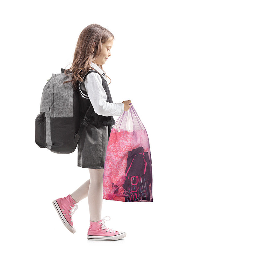 NETI CARRY BAG:  Turquoise, Hot Pink, Lime Green, Navy